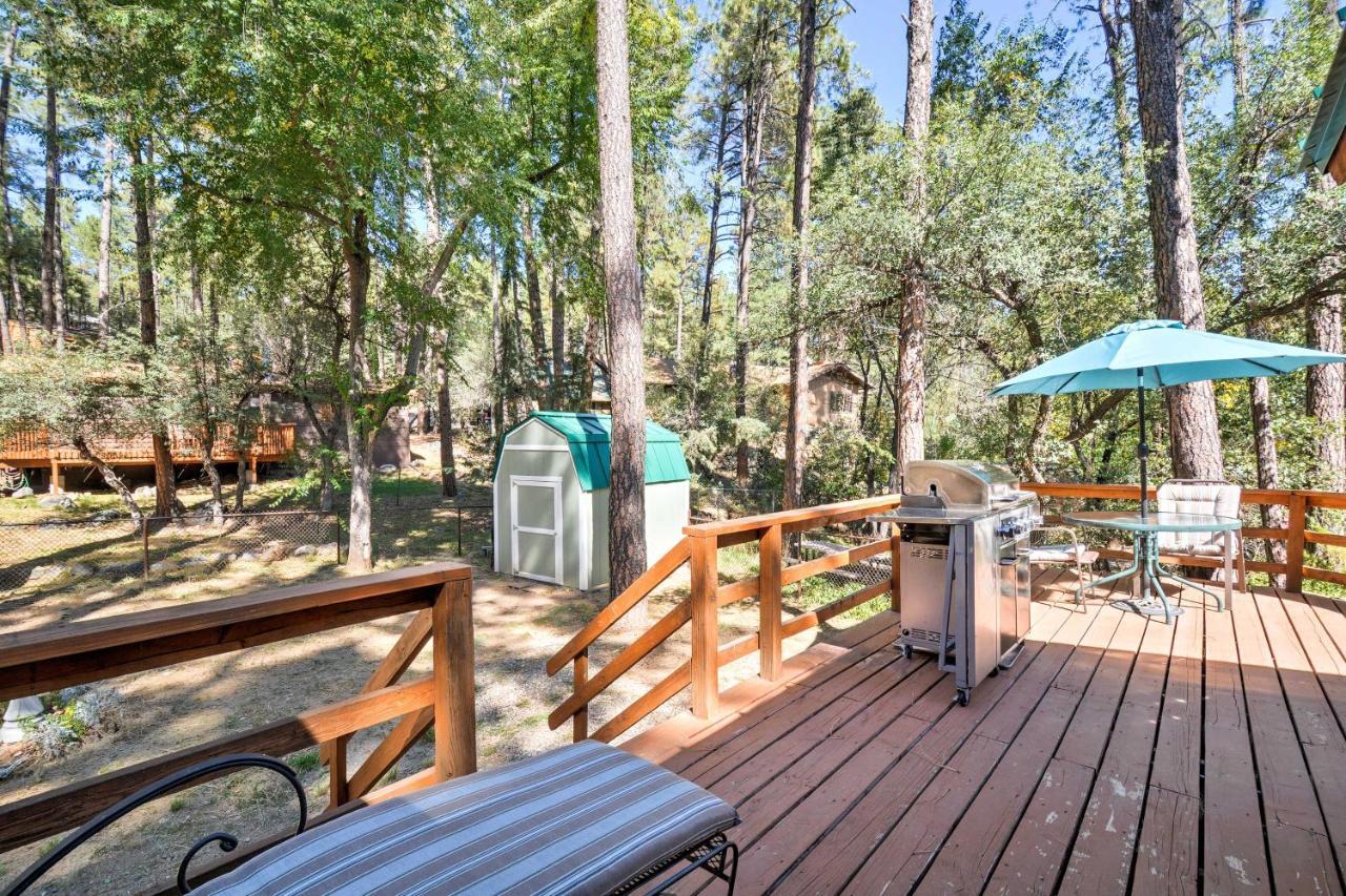 Вилла Cozy Cabin With Ac And Deck, 5 Mi To Downtown Прескотт Экстерьер фото